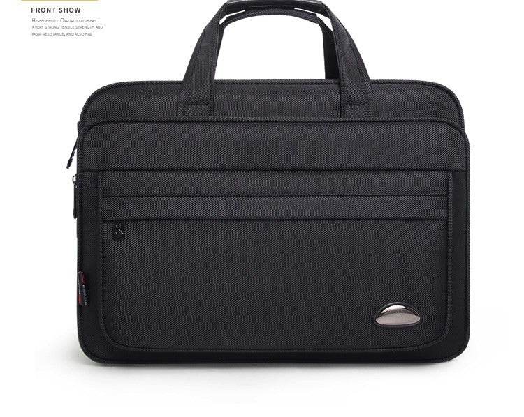 Men's Waterproof Oxford Large Capacity Briefcase - Mubimart