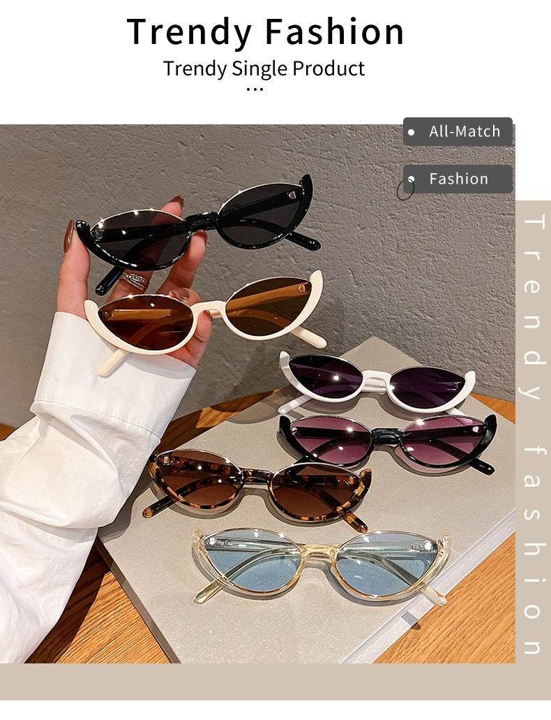 Cat Eye Sunglasses Women European And American Fashion Trending - Mubimart