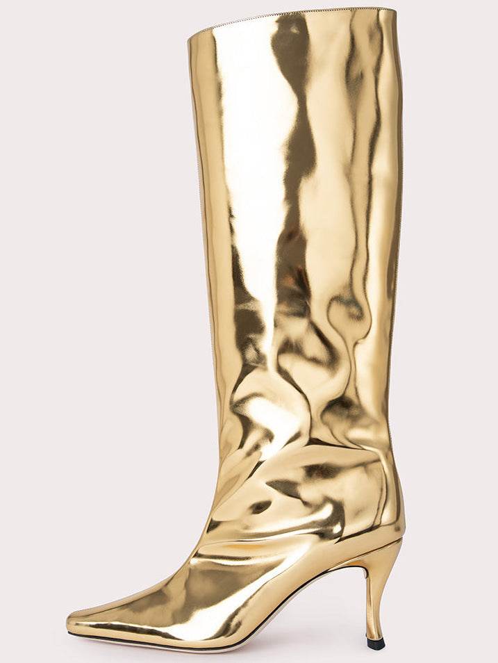 New Style Square Head Cowboy Boot Women - Mubimart