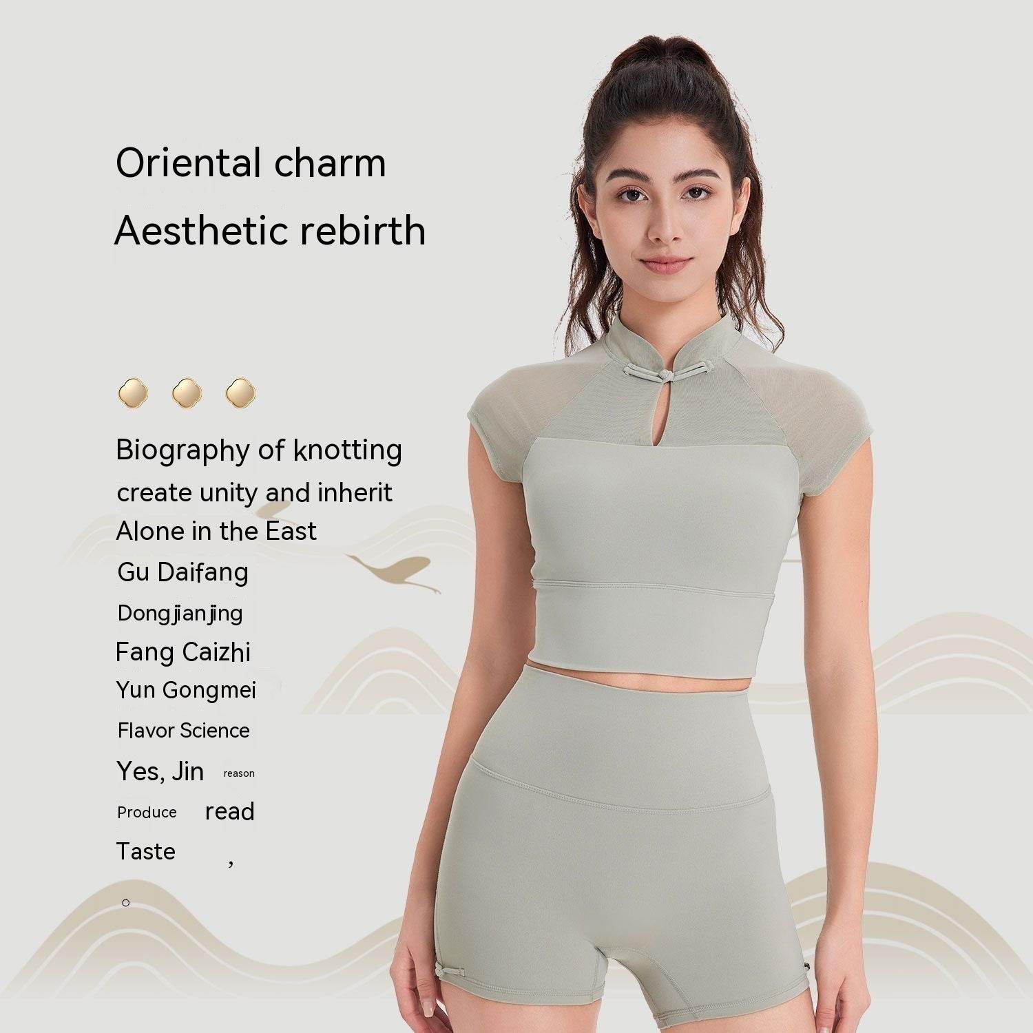 Quick-dry Casual T-shirt Slim-fit Yoga Wear Workout Top - Mubimart