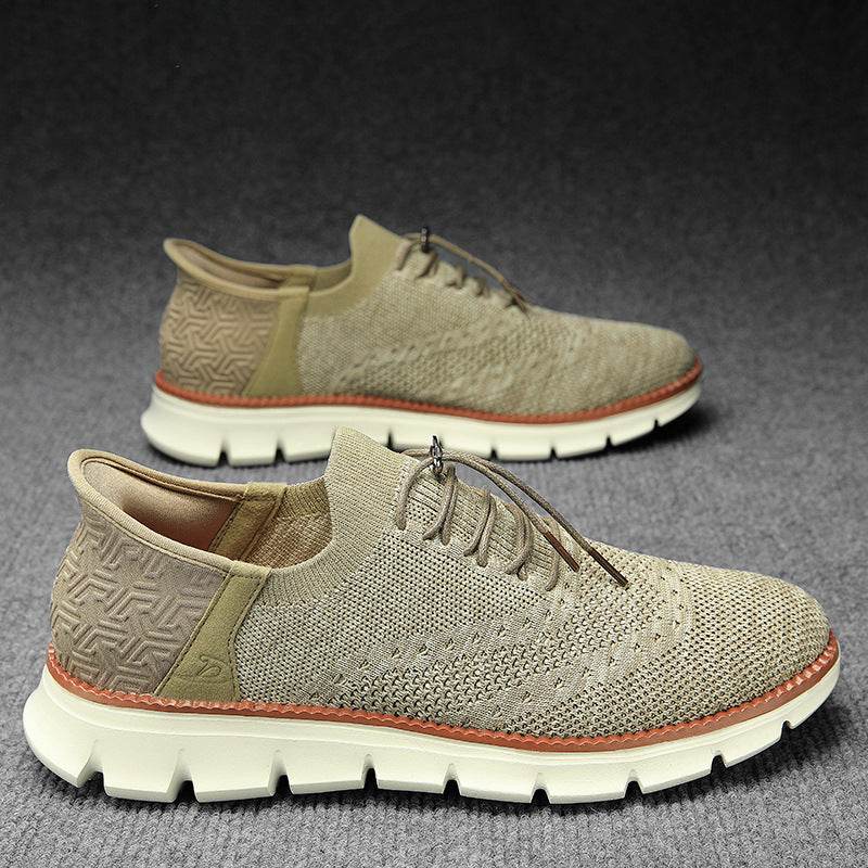 Breathable Sneaker Fly Woven Mesh - Mubimart