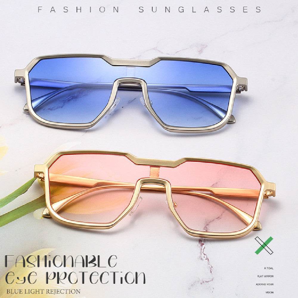 Punk Metal Sunglasses For Men - Mubimart