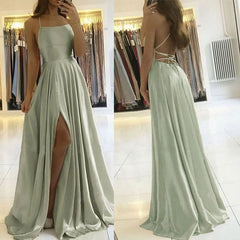 Elegant Multicolor Plus And Extra Size Evening Gown Prom Maxi Dress Sling Glossy Satin - Mubimart -  