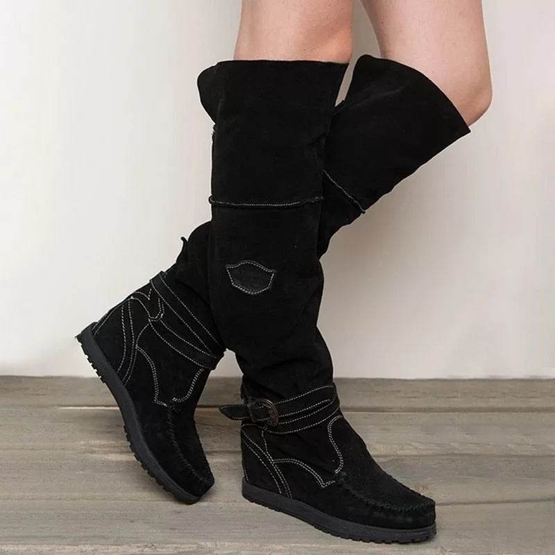 Women's long over the knee boots - Mubimart