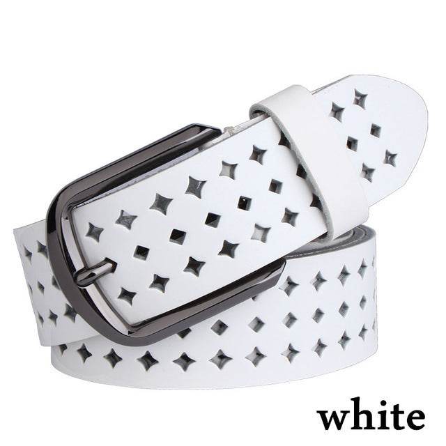 Pin buckle belt belt - Mubimart