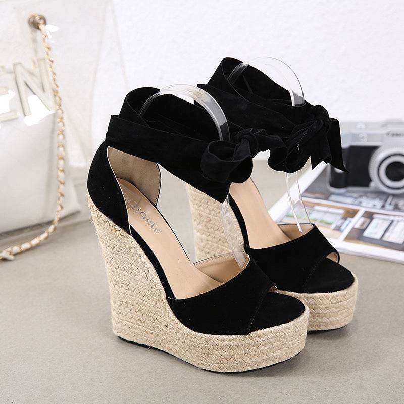 Roman wedge sandals - Mubimart