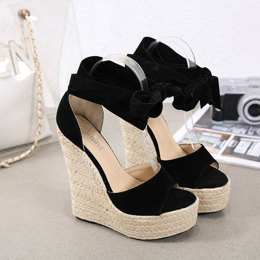 Roman wedge sandals - Mubimart