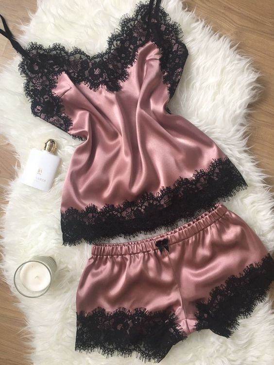 Pajamas simulation silk nightgown plus size home underwear skirt - Mubimart