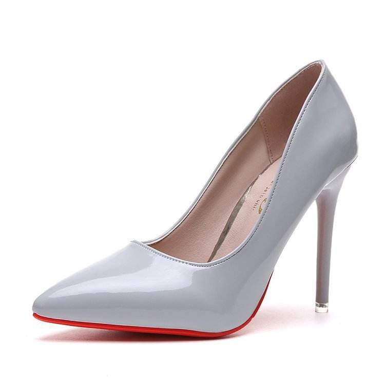 Pointed pumps high heels work shoes - Mubimart