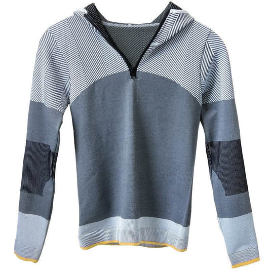 Women Hooded running jacket Long Sleeve Sweatshirt - Mubimart