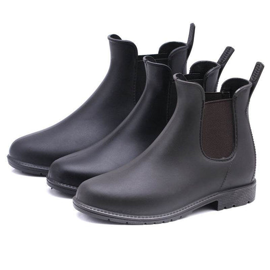 Tight rain boots Martin boots rain boots - Mubimart