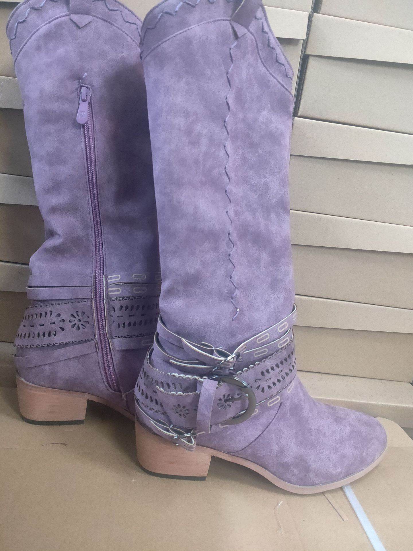 Martin boots, women's medium boots, Knights' boots - Mubimart