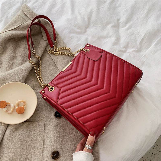 Women's chain messenger bag women - Mubimart