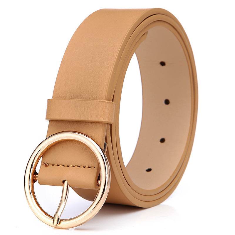 Round belt personalized Korean belt - Mubimart
