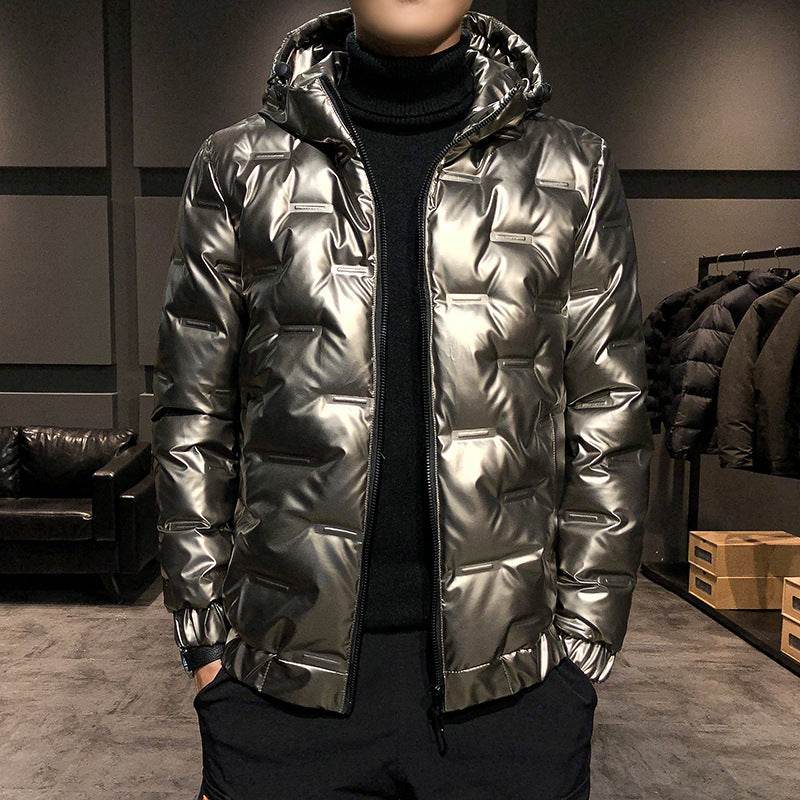 Casual Men's Winter Warm Ultralight Down Jacket Duck Down Coat - Mubimart