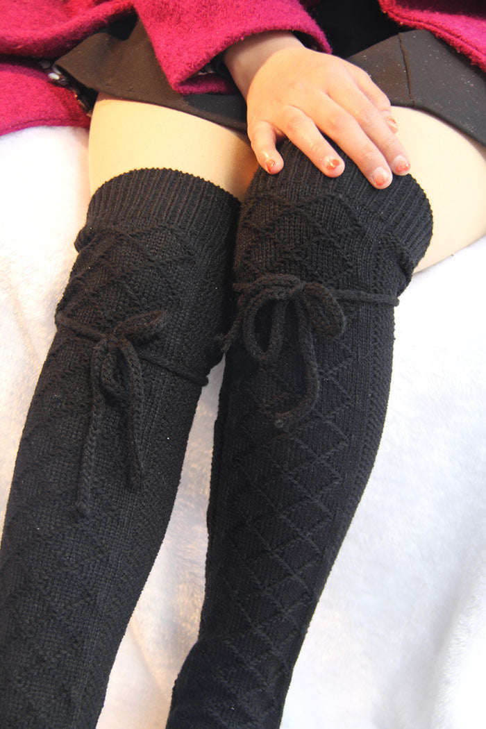 Autumn and winter stockings over the knee high socks - Mubimart -  