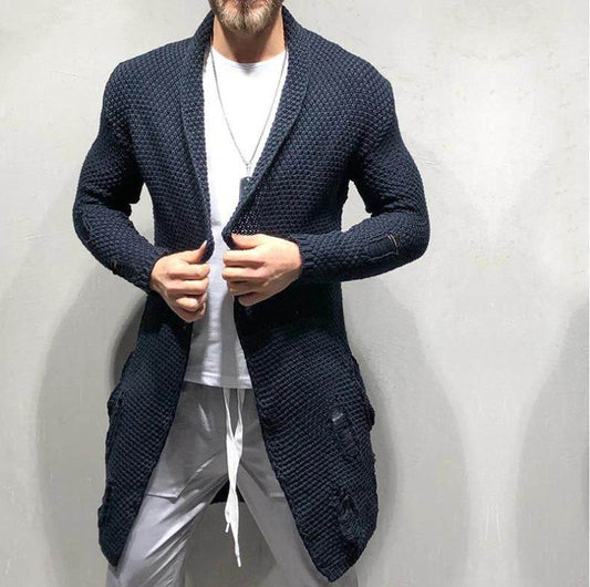 Men's knitted cardigan - Mubimart