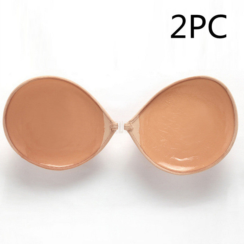 Breathable Seamless Push Up Strapless Invisible One Piece Silicone Bra - Mubimart -  