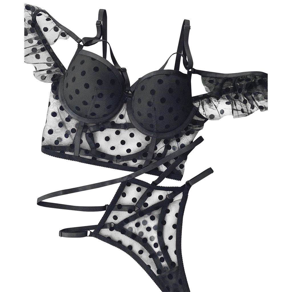 Polka dot thong underwear - Mubimart
