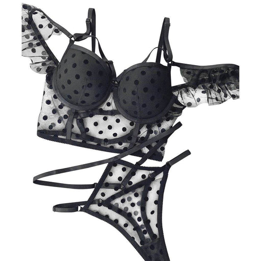 Polka dot thong underwear - Mubimart