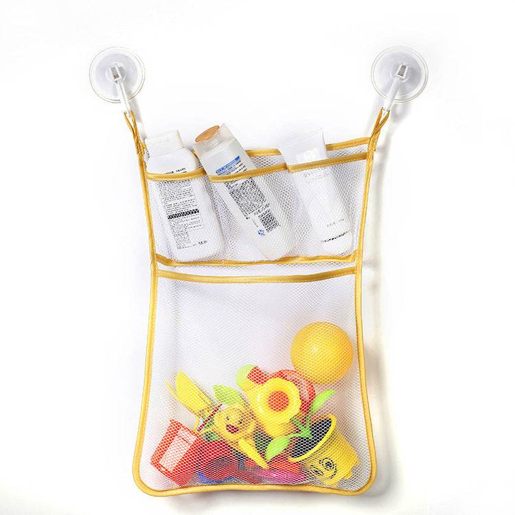 Double-layer children's bath toy storage bag - Mubimart