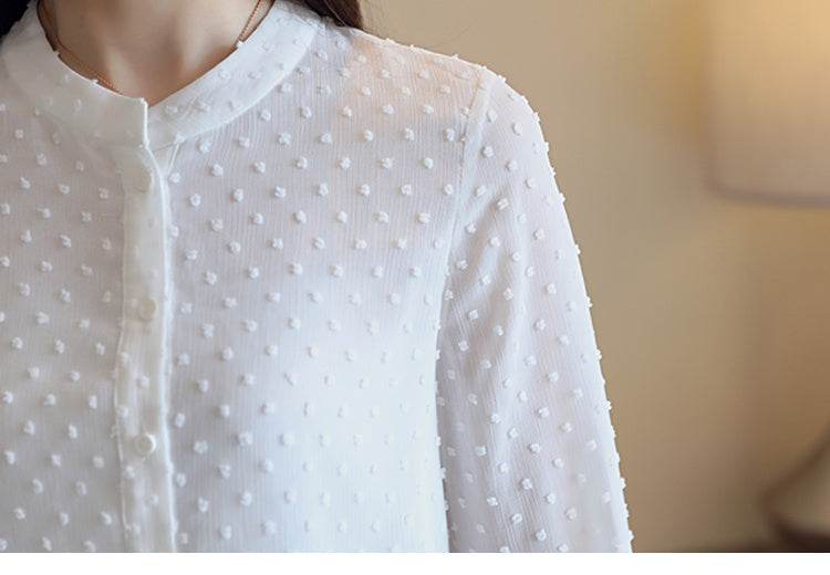 Fashion Woman Blouses Spring Long Sleeve Women Shirts - Mubimart