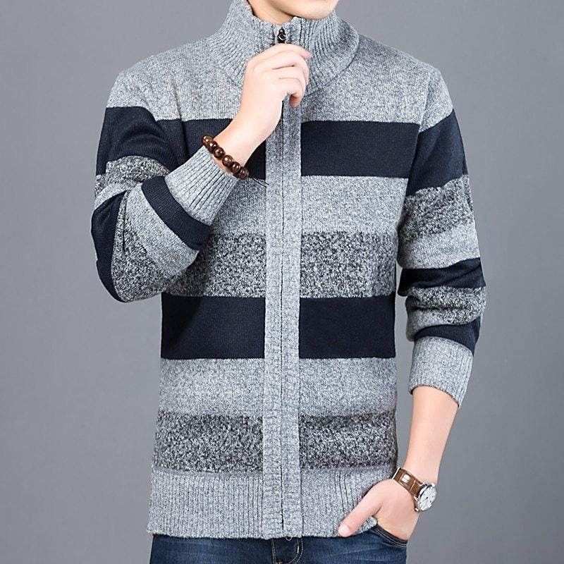 Korean knitted cardigan - Mubimart