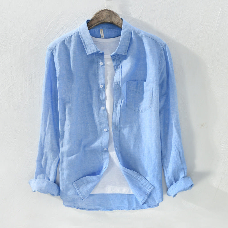 Linen shirt men's business