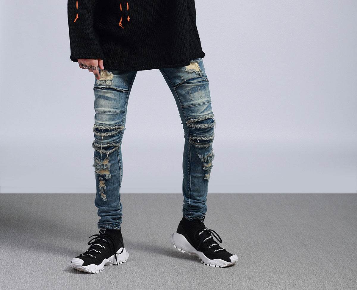 Shredded jeans - Mubimart