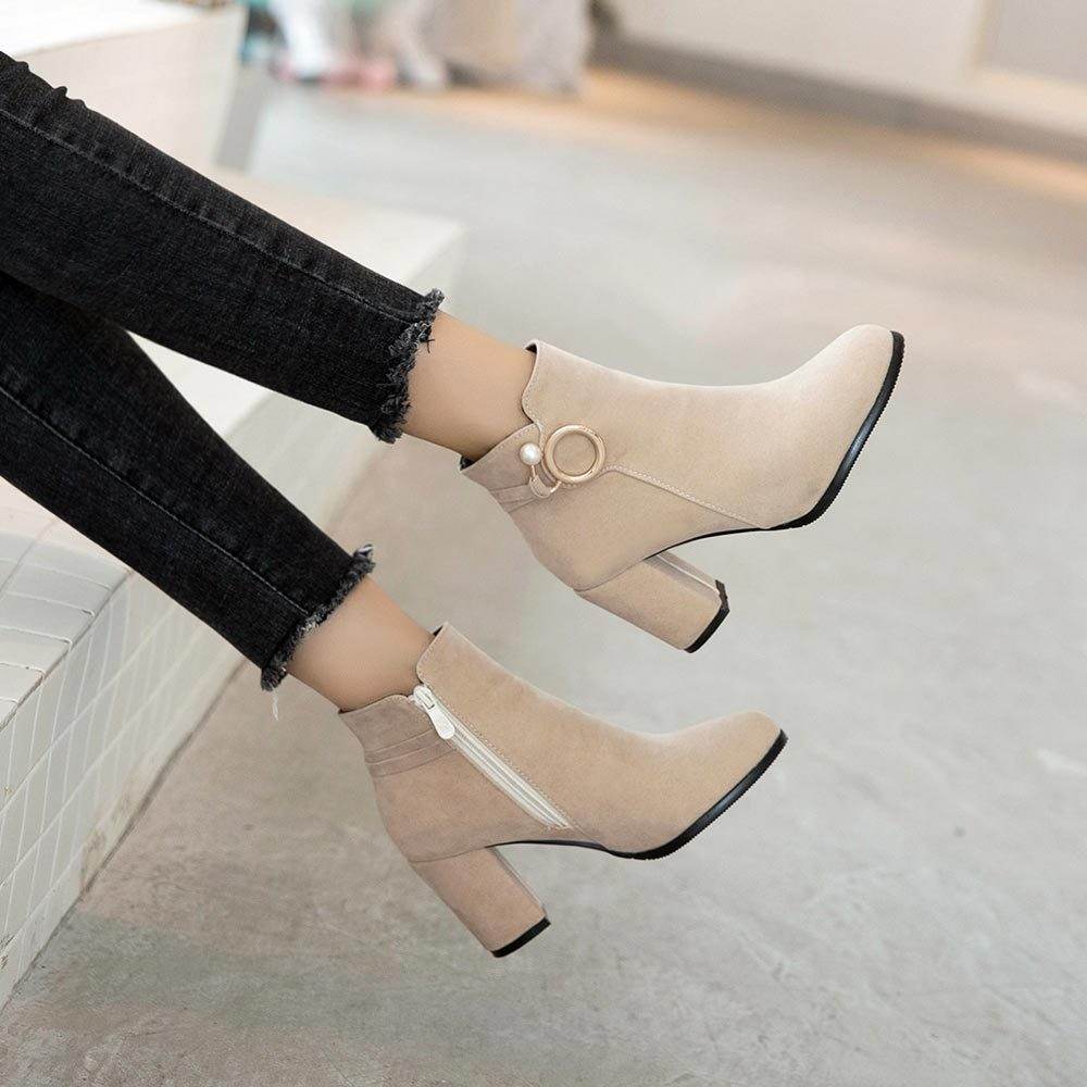 British pointed booties - Mubimart