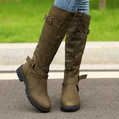 Large size women's boots over the knee boots