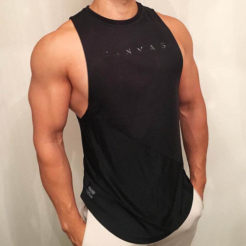 Loose sleeveless quick-drying undershirt - Mubimart