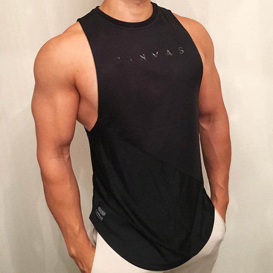 Loose sleeveless quick-drying undershirt - Mubimart