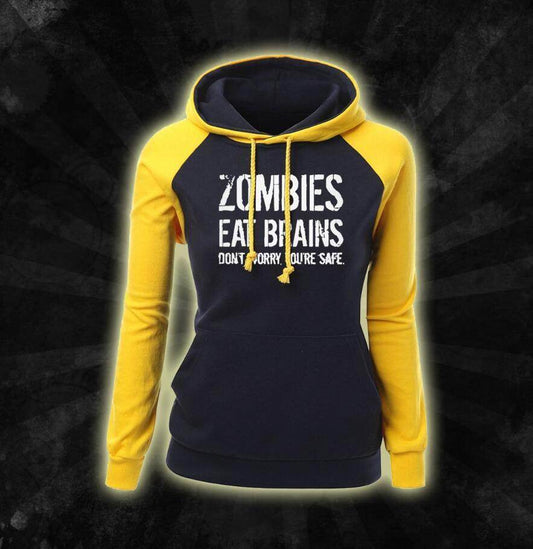 Zombies Eat Brains Hoodies - Mubimart