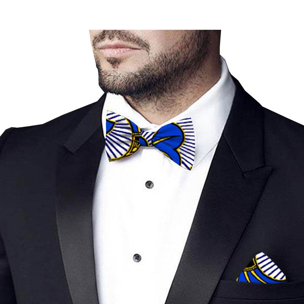 Printed batik bow tie - Mubimart