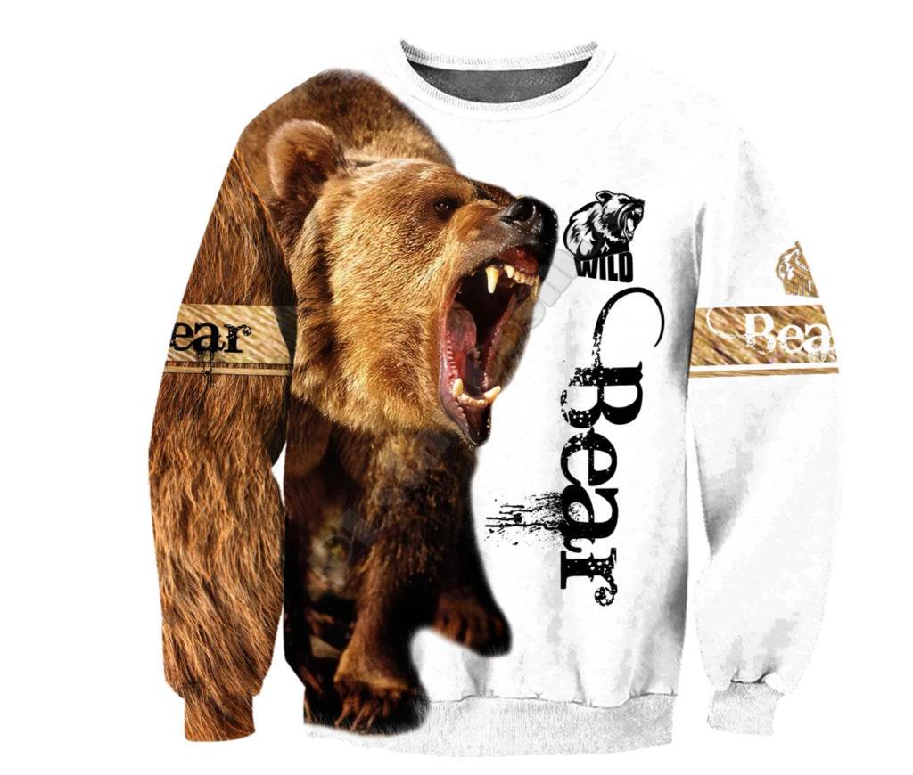 Men Sweatshirt Digital Printing Top Printed Round Neck Sweatshirt - Mubimart