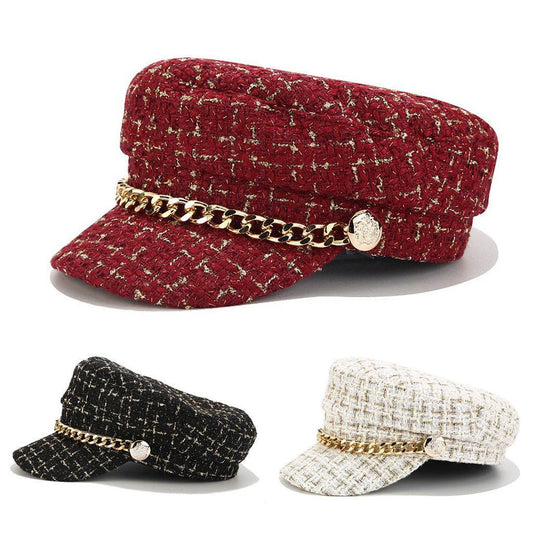Hat cap octagonal cap - Mubimart