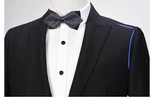Three-piece suit jacket men - Mubimart