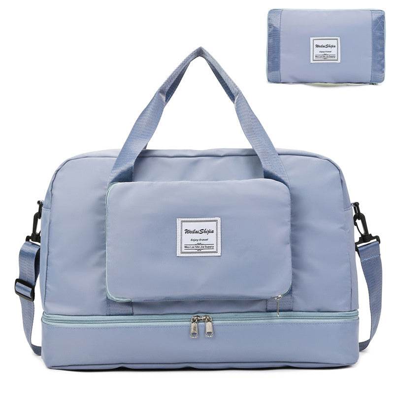 Foldable Travel Duffel Bags Sports Gym Tote Bag Women - Mubimart