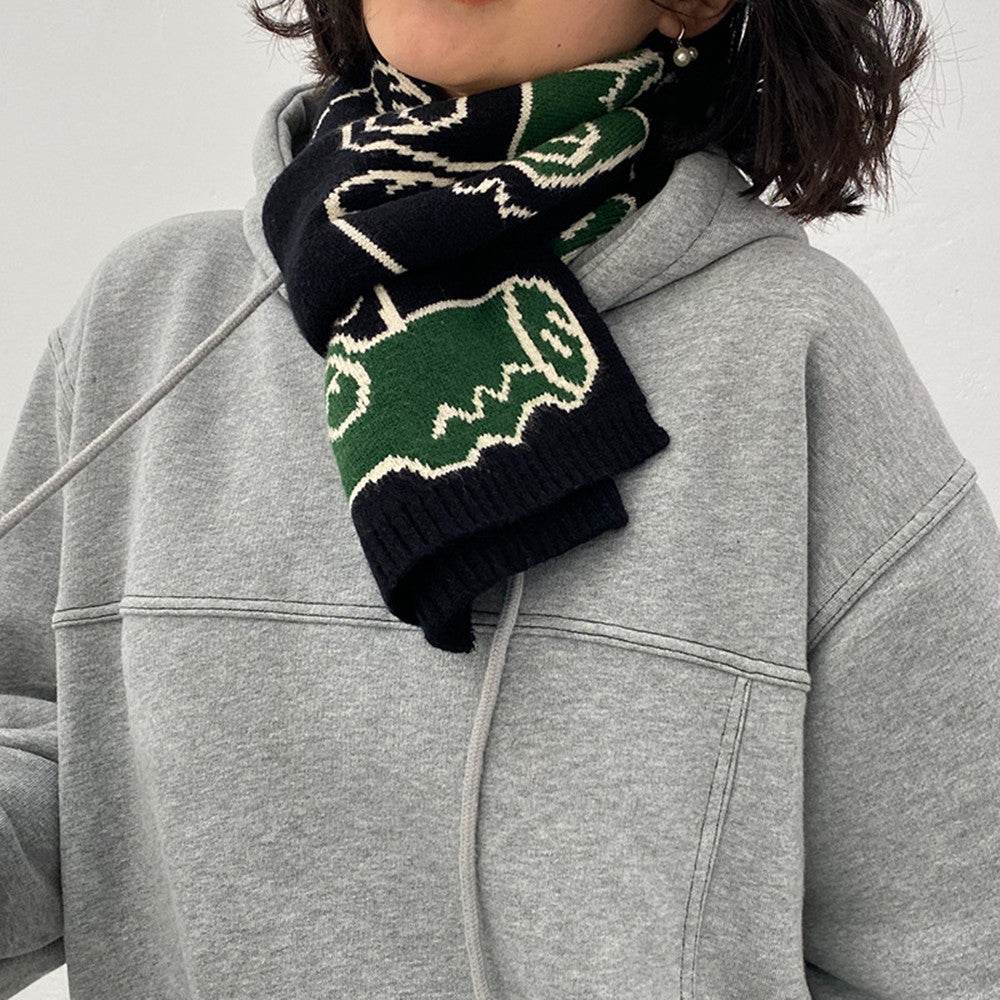 Lovers Neck Scarves Female Versatile Students - Mubimart