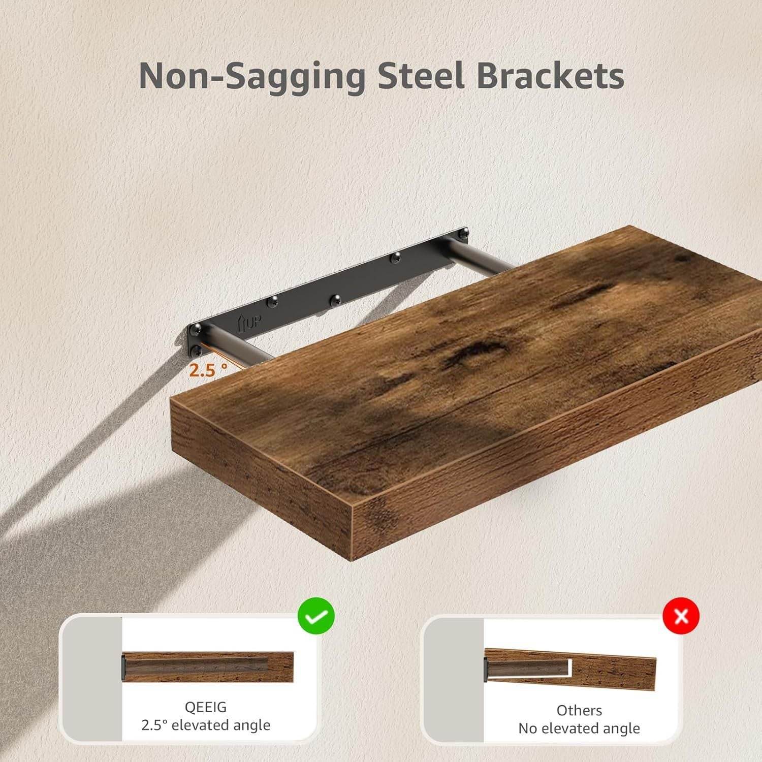 Floating Shelf Living Room Wall - Mubimart