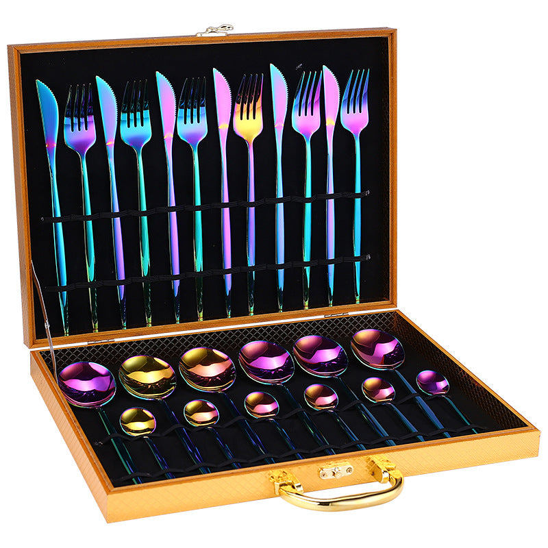 24pcs Luxury Cutlery Set - Mubimart -  