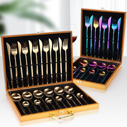 24pcs Luxury Cutlery Set - Mubimart