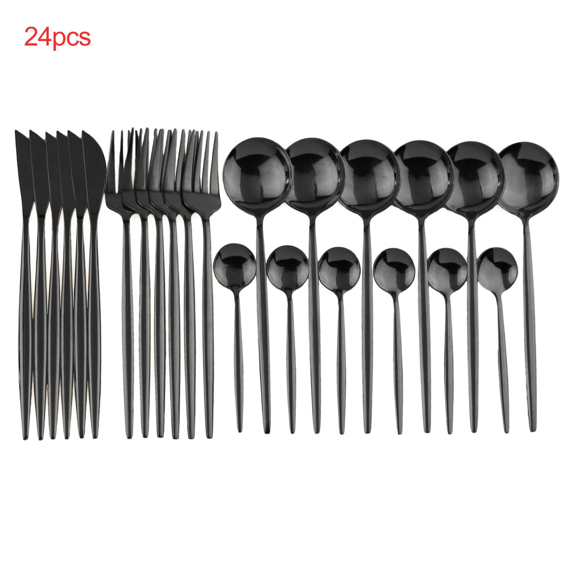 24pcs Luxury Cutlery Set - Mubimart -  