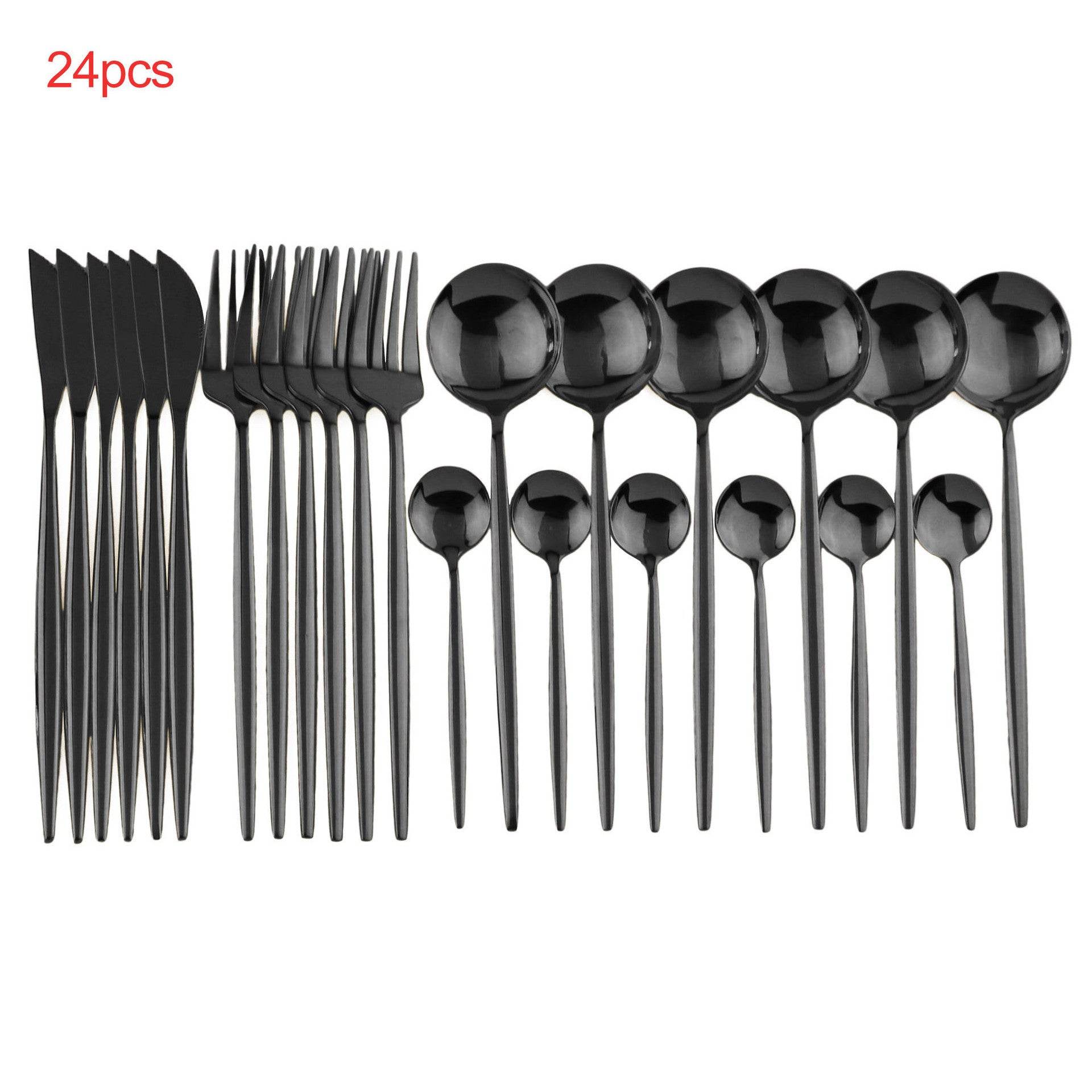 24pcs Luxury Cutlery Set - Mubimart