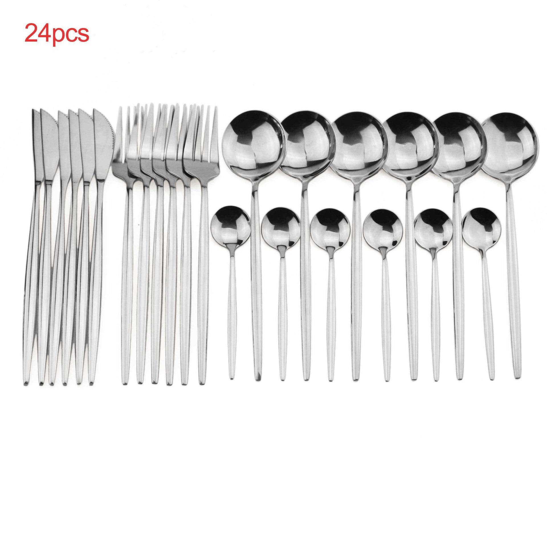 24pcs Luxury Cutlery Set - Mubimart