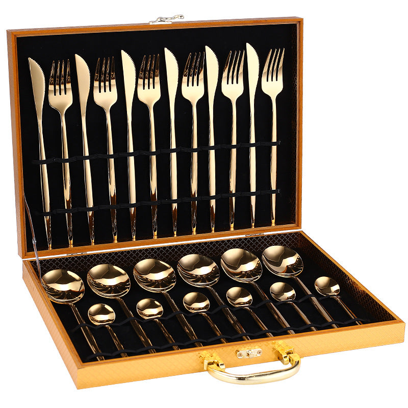 24pcs Luxury Cutlery Set - Mubimart -  