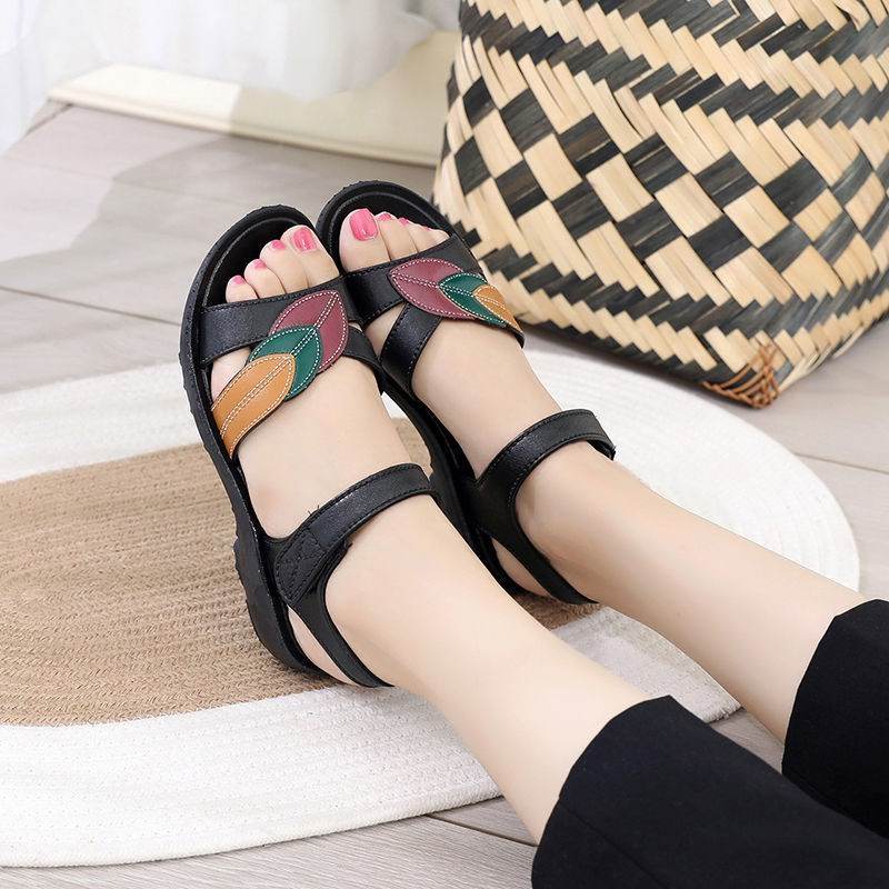 Elderly flat sandals - Mubimart