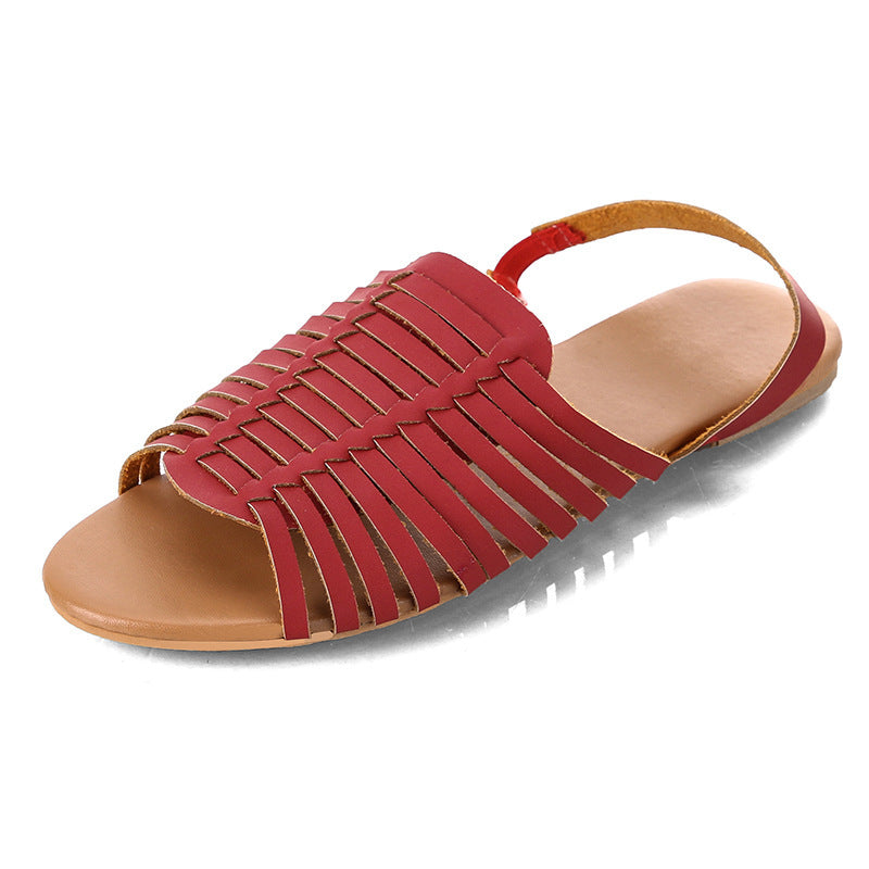 Women's hollow flat sandals