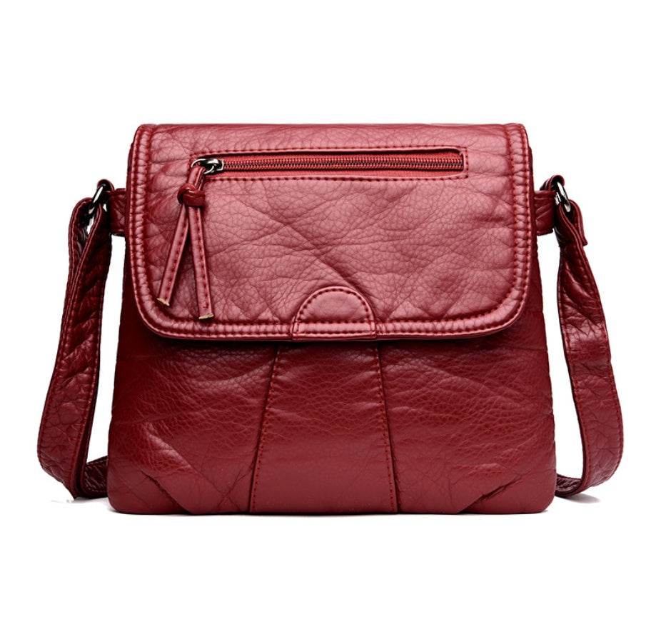 REPRCLA Brand Designer Women Messenger Bags Crossbody Soft PU Leather Shoulder Bag High Quality Fashion Women Bags Handbags - Mubimart